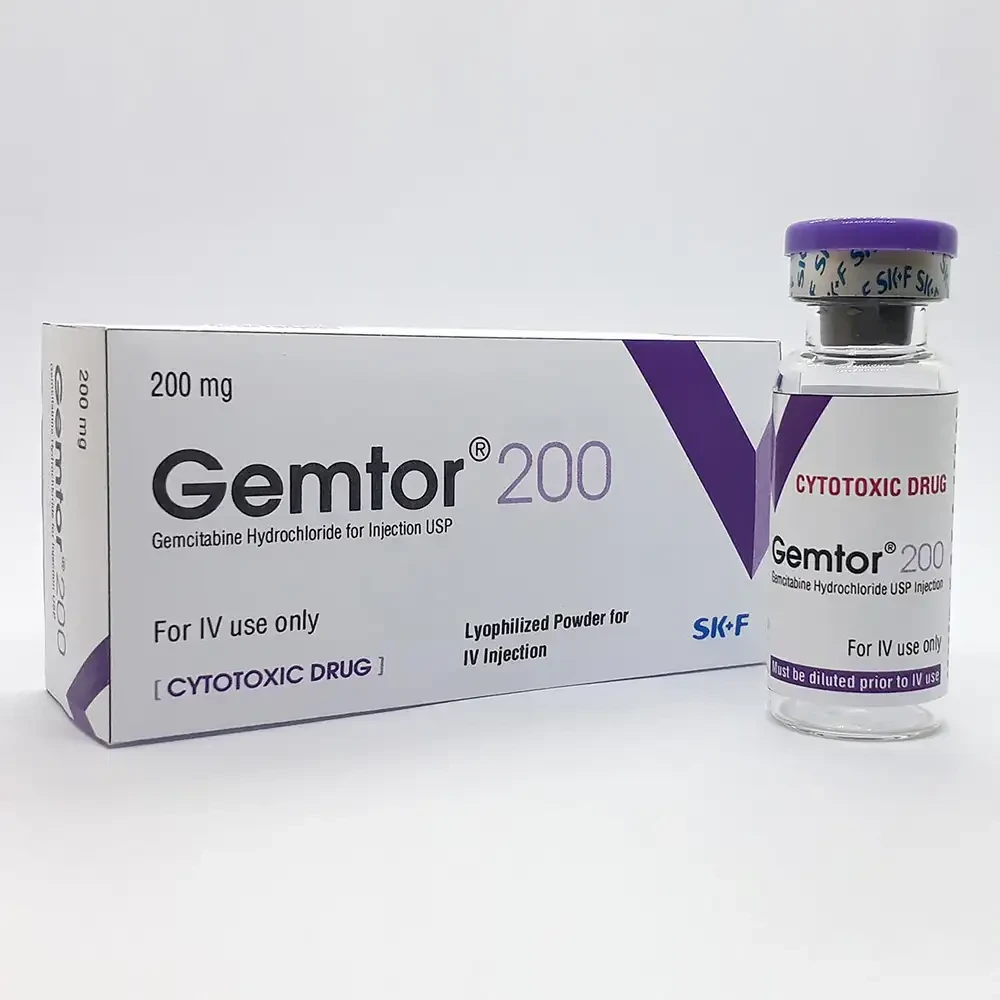 Gemtor 200 mg/vial IV Infusion Gemtor 200 mg/vial IV Infusion