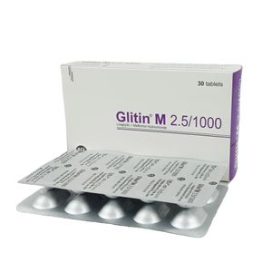 Glitin M 2.5 mg+850 mg Tablet Glitin M 2.5 mg+850 mg Tablet