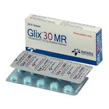 Glix MR 30 mg Tablet (Modified Release) Glix MR 30 mg Tablet (Modified Release)