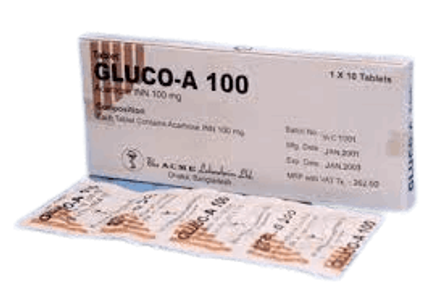 Gluco-A 100 mg Tablet Gluco-A 100 mg Tablet