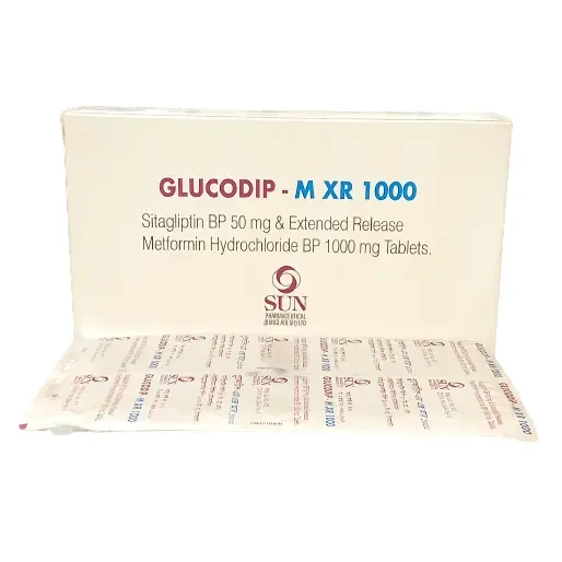 Glucodip-M XR 50 mg+1000 mg Tablet (Extended Release) Glucodip-M XR 50 mg+1000 mg Tablet (Extended Release)