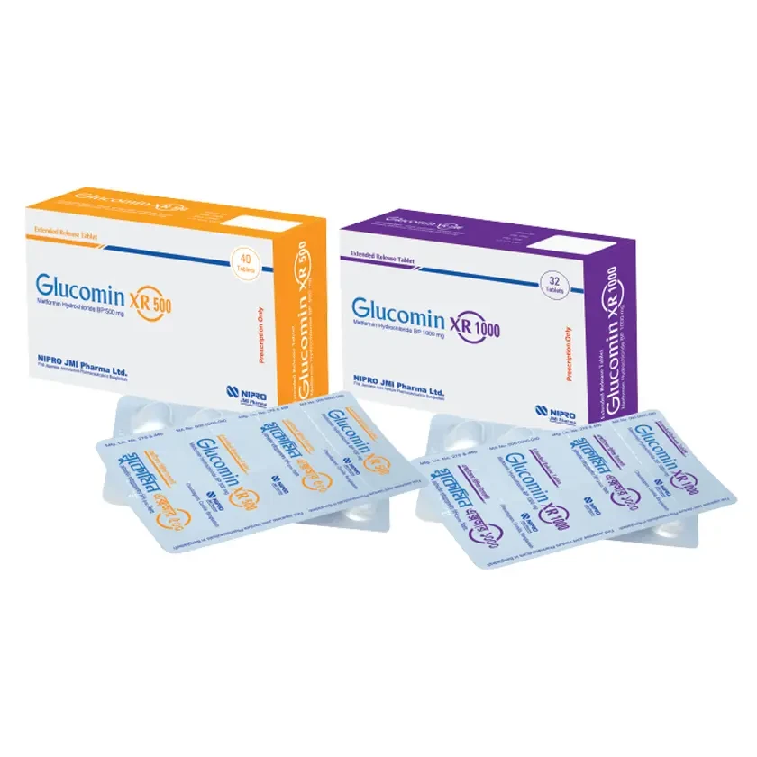Glucomin XR 1000 mg Tablet (Extended Release) Glucomin XR 1000 mg Tablet (Extended Release)