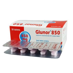 Glunor 850 mg Tablet Glunor 850 mg Tablet