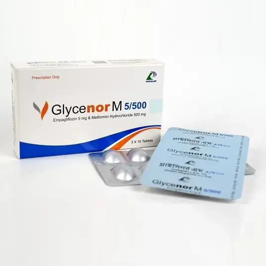 Glycenor M 5 mg+500 mg Tablet Glycenor M 5 mg+500 mg Tablet