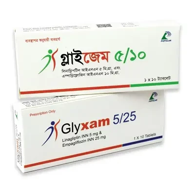 Glyxam 10 mg+5 mg Tablet Glyxam 10 mg+5 mg Tablet
