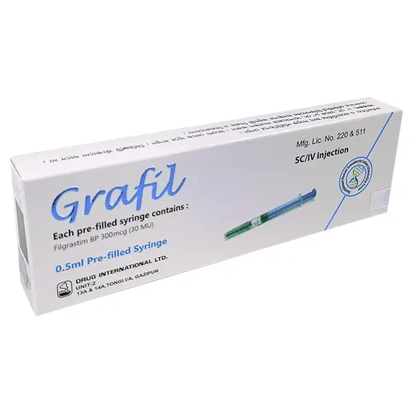 Grafil 300 mcg/0.5 ml IV/SC Injection Grafil 300 mcg/0.5 ml IV/SC Injection