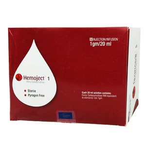 Hemoject 1 gm/20 ml IV Injection or Infusion Hemoject 1 gm/20 ml IV Injection or Infusion