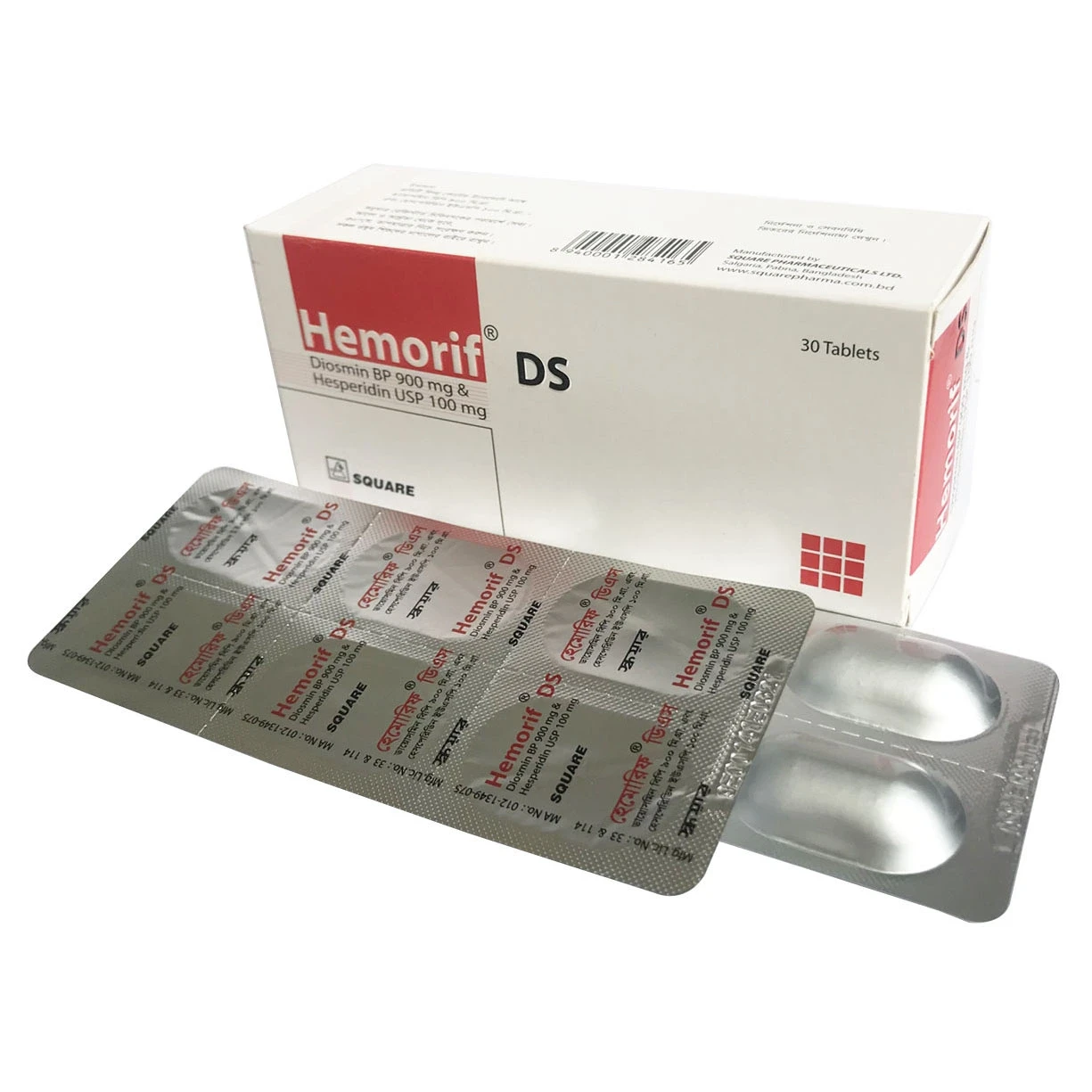 Hemorif DS 900 mg+100 mg Tablet Hemorif DS 900 mg+100 mg Tablet