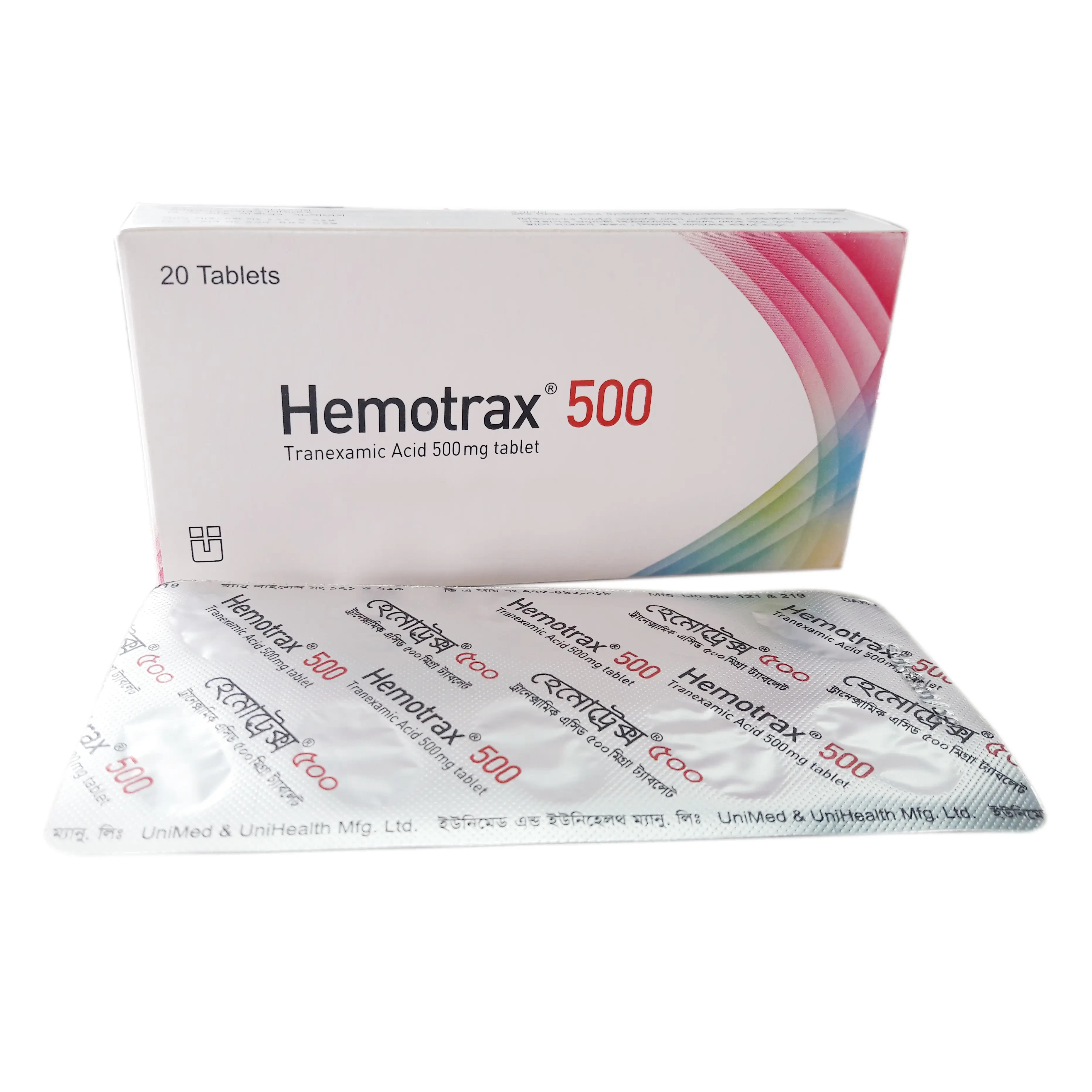 Hemotrax 500 mg Tablet Hemotrax 500 mg Tablet