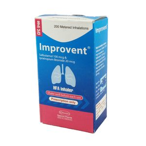 Improvent (100 mcg+20 mcg)/puff Inhaler Improvent (100 mcg+20 mcg)/puff Inhaler