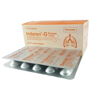 Indaren-G 110 mcg+50 mcg Inhalation Capsule Indaren-G 110 mcg+50 mcg Inhalation Capsule