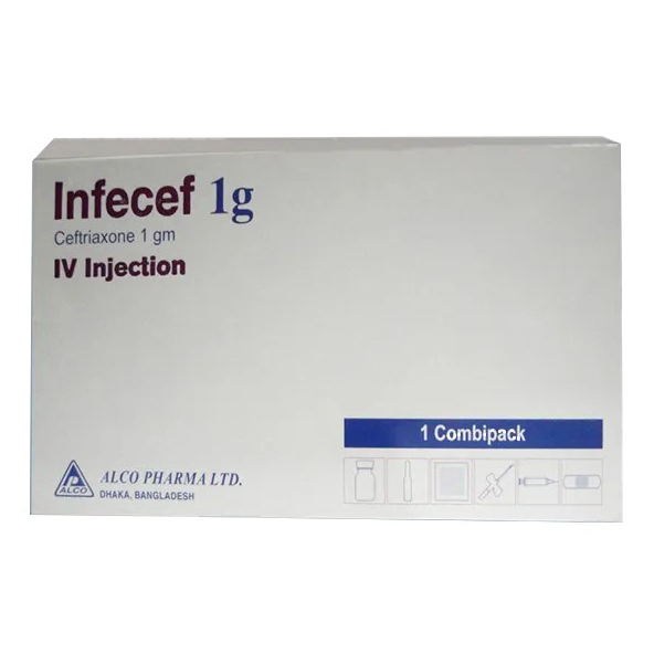 Infecef 1 gm/vial IV Injection