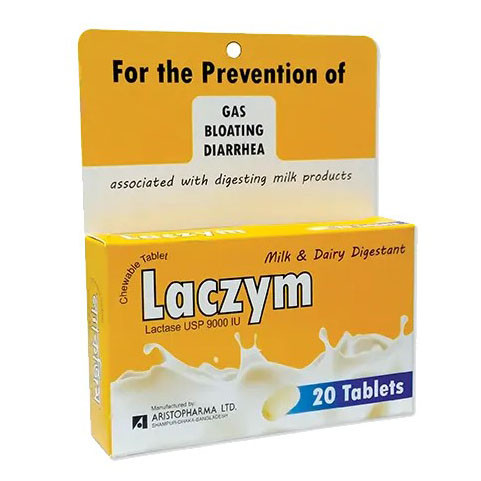 Laczym 9000 IU Chewable Tablet