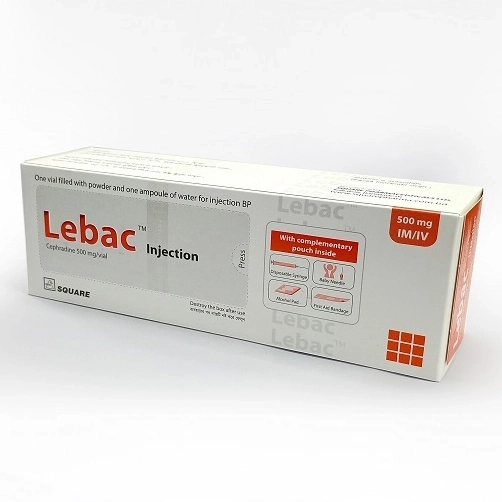 Lebac 500 mg/vial IM/IV Injection