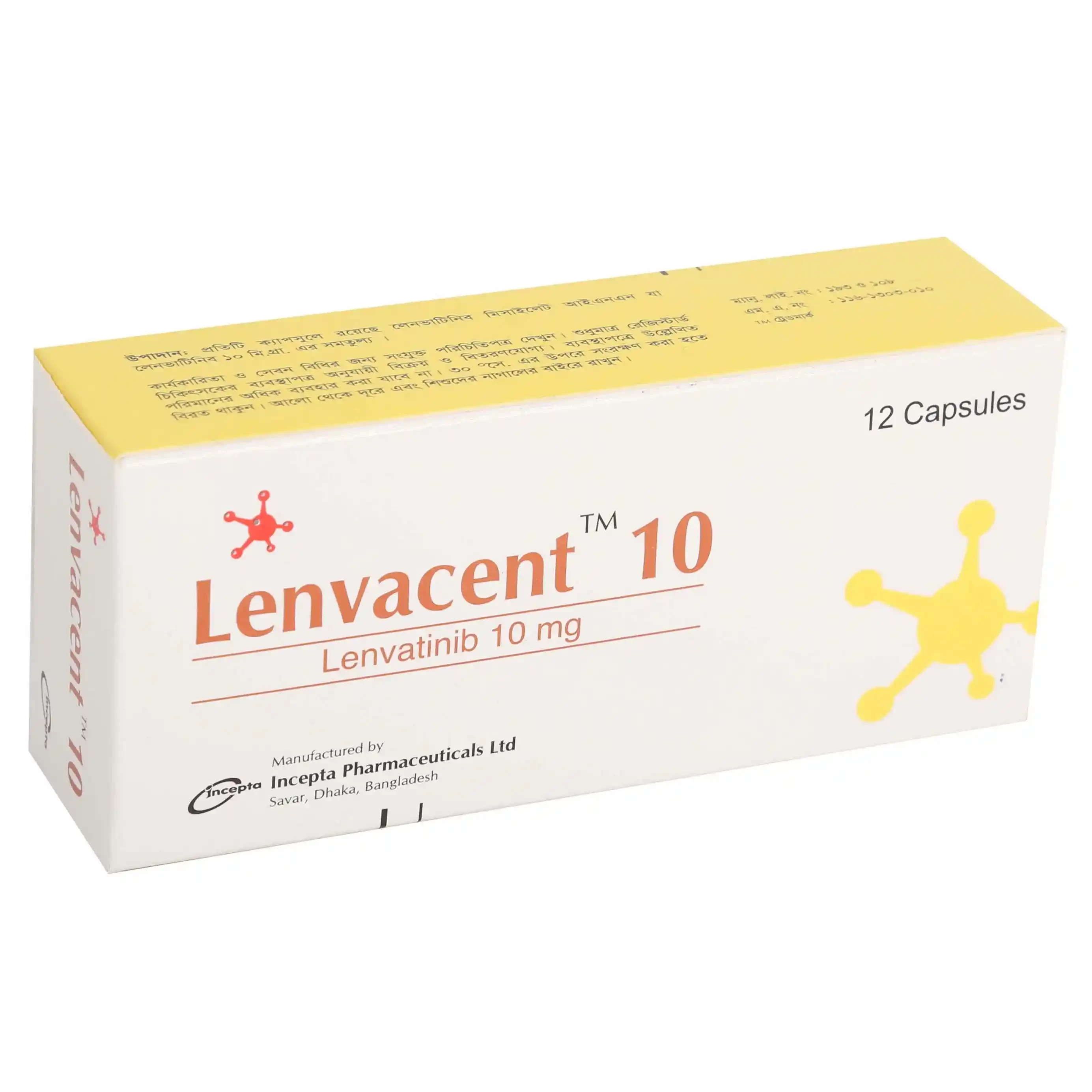 Lenvacent 10 mg Capsule