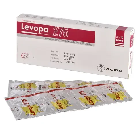 Levopa 250 mg+25 mg Tablet Levopa 250 mg+25 mg Tablet