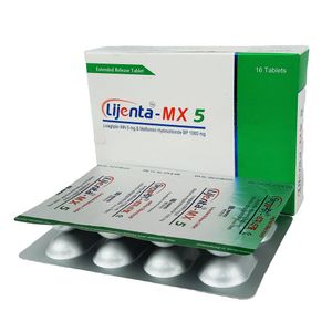 Lijenta-MX 5 mg+1000 mg Tablet (Extended Release) Lijenta-MX 5 mg+1000 mg Tablet (Extended Release)