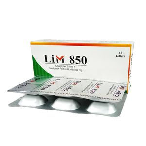 Lim 2.5 mg+850 mg Tablet Lim 2.5 mg+850 mg Tablet