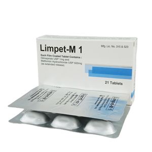 Limpet M 1 mg+500 mg Tablet (Extended Release)
