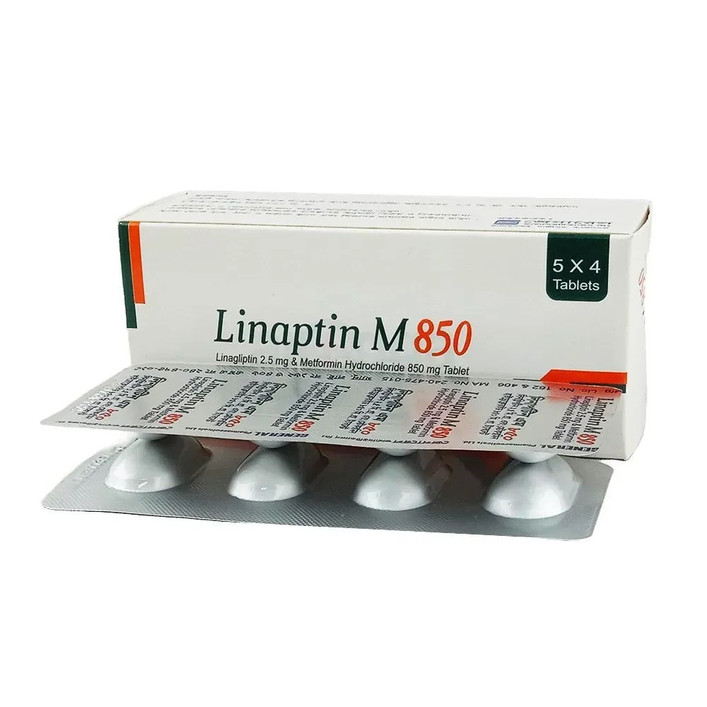 Linaptin M 2.5 mg+850 mg Tablet Linaptin M 2.5 mg+850 mg Tablet