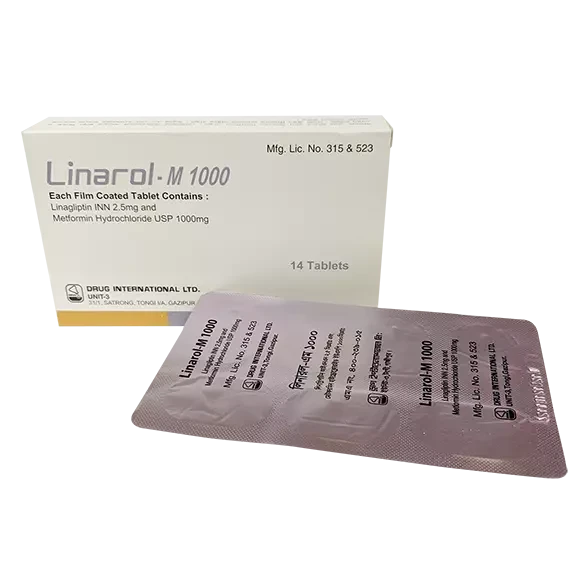 Linarol-M 2.5 mg+850 mg Tablet Linarol-M 2.5 mg+850 mg Tablet