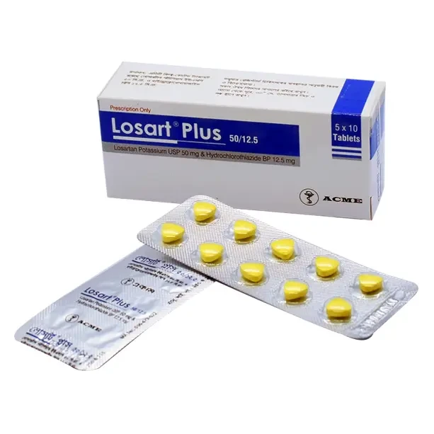 Losart Plus 50 mg+12.5 mg Tablet Losart Plus 50 mg+12.5 mg Tablet