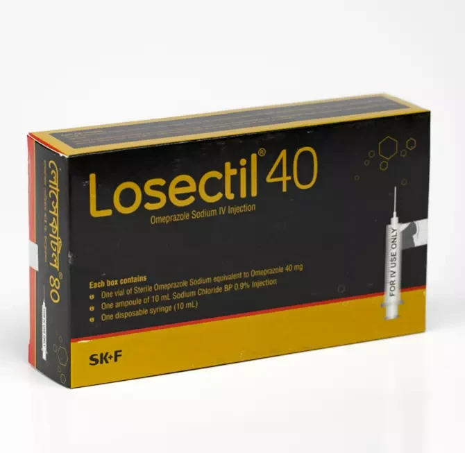 Losectil 40 mg/vial IV Injection Losectil 40 mg/vial IV Injection