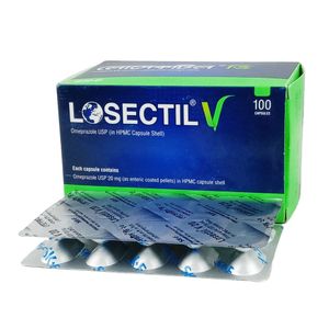 Losectil V 20 mg Capsule (Delayed Release) Losectil V 20 mg Capsule (Delayed Release)