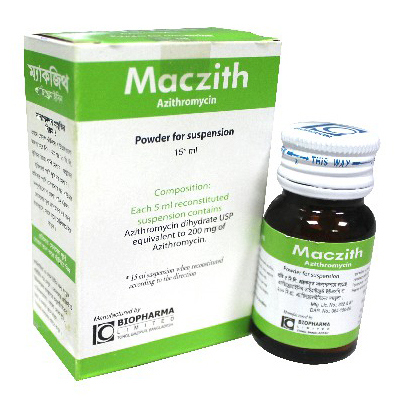 Maczith 200 mg/5 ml Powder for Suspension Maczith 200 mg/5 ml Powder for Suspension