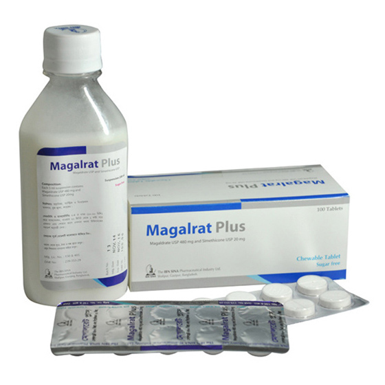 Magalrat Plus 480 mg+20 mg Chewable Tablet Magalrat Plus 480 mg+20 mg Chewable Tablet
