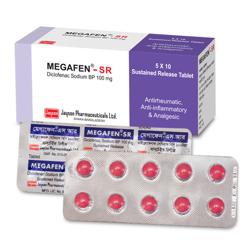 Megafen-SR 100 mg Tablet (Sustained Release)