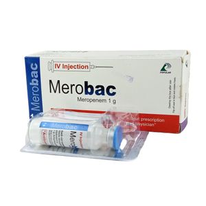 Merobac 1 gm/vial IV Injection or Infusion