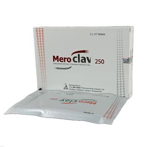 Meroclav 250 mg+62.5 mg Tablet