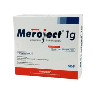 Meroject 250 mg/vial IV Injection or Infusion Meroject 250 mg/vial IV Injection or Infusion