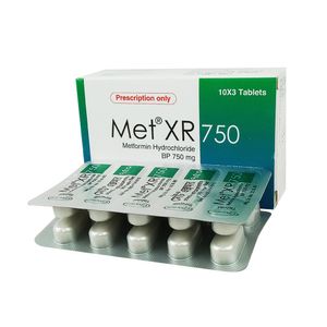 Met XR 750 mg Tablet (Extended Release) Met XR 750 mg Tablet (Extended Release)