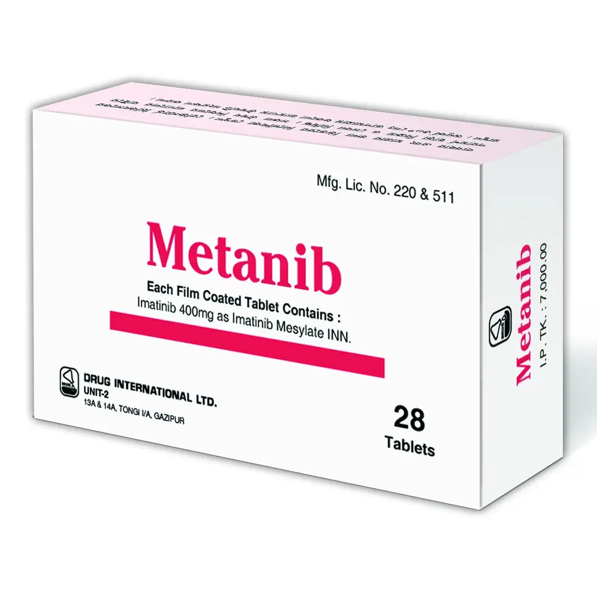 Metanib 400 mg Tablet