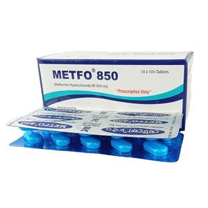 Metfo 850 mg Tablet Metfo 850 mg Tablet