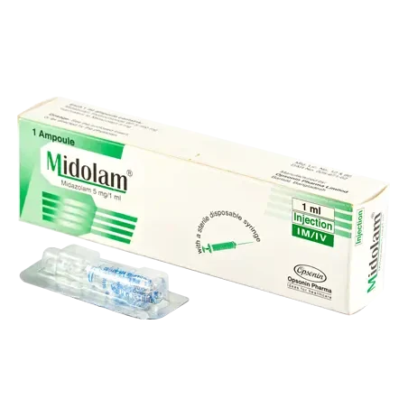 Midolam 5 mg/ml IM/IV Injection Midolam 5 mg/ml IM/IV Injection