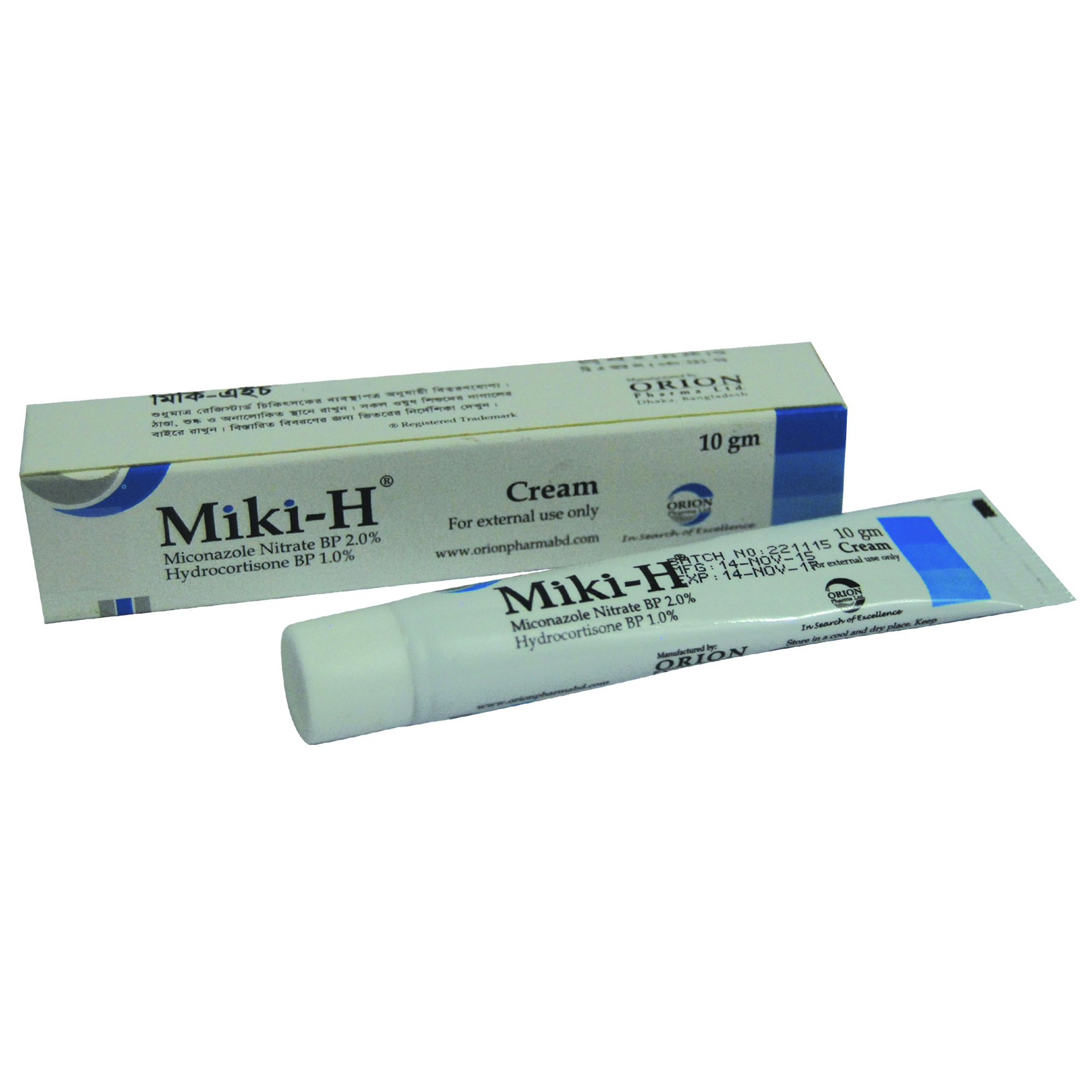 Miki-H 2%+1% Cream Miki-H 2%+1% Cream