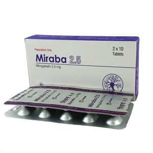 Miraba 2.5 mg Tablet