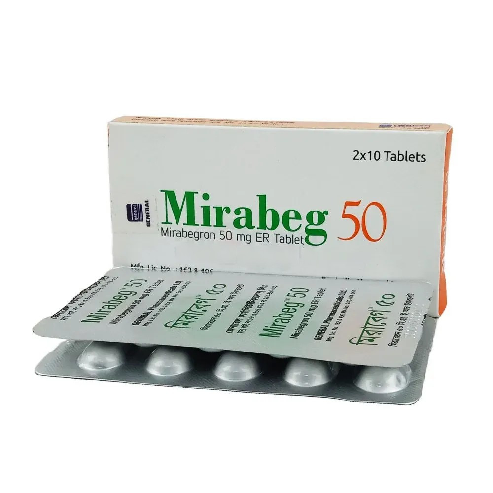 Mirabeg ER 50 mg Tablet (Extended Release) Mirabeg ER 50 mg Tablet (Extended Release)