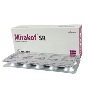 Mirakof SR 50 mg Tablet (Sustained Release)
