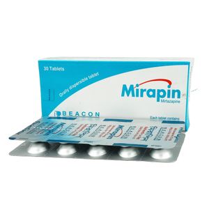 Mirapin 15 mg Tablet Mirapin 15 mg Tablet