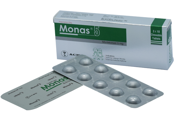 Monas 4 mg Chewable Tablet