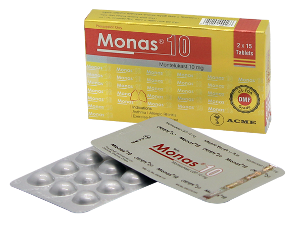 Monas 10 mg Tablet