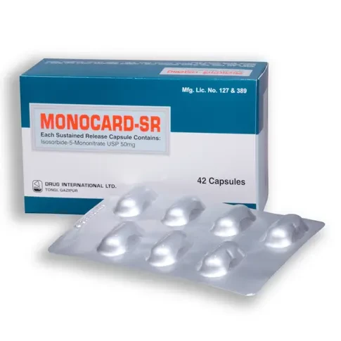 Monocard-SR 50 mg Capsule (Sustained Release) Monocard-SR 50 mg Capsule (Sustained Release)