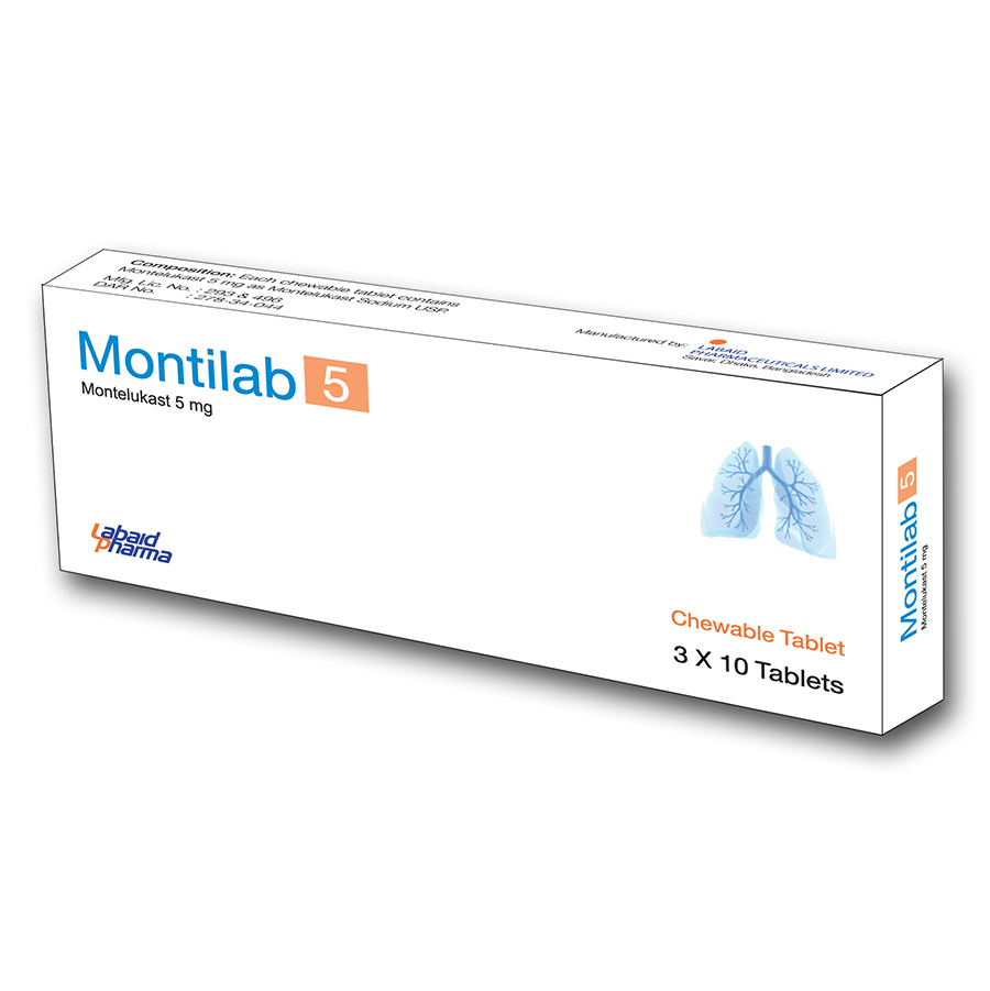 Montilab 5 mg Chewable Tablet