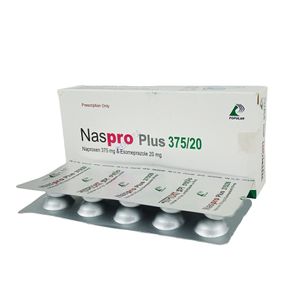 Naspro Plus 500 mg+20 mg Tablet (Delayed Release)
