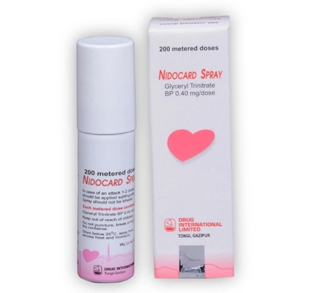 Nidocard 400 mcg/spray Topical Spray Nidocard 400 mcg/spray Topical Spray