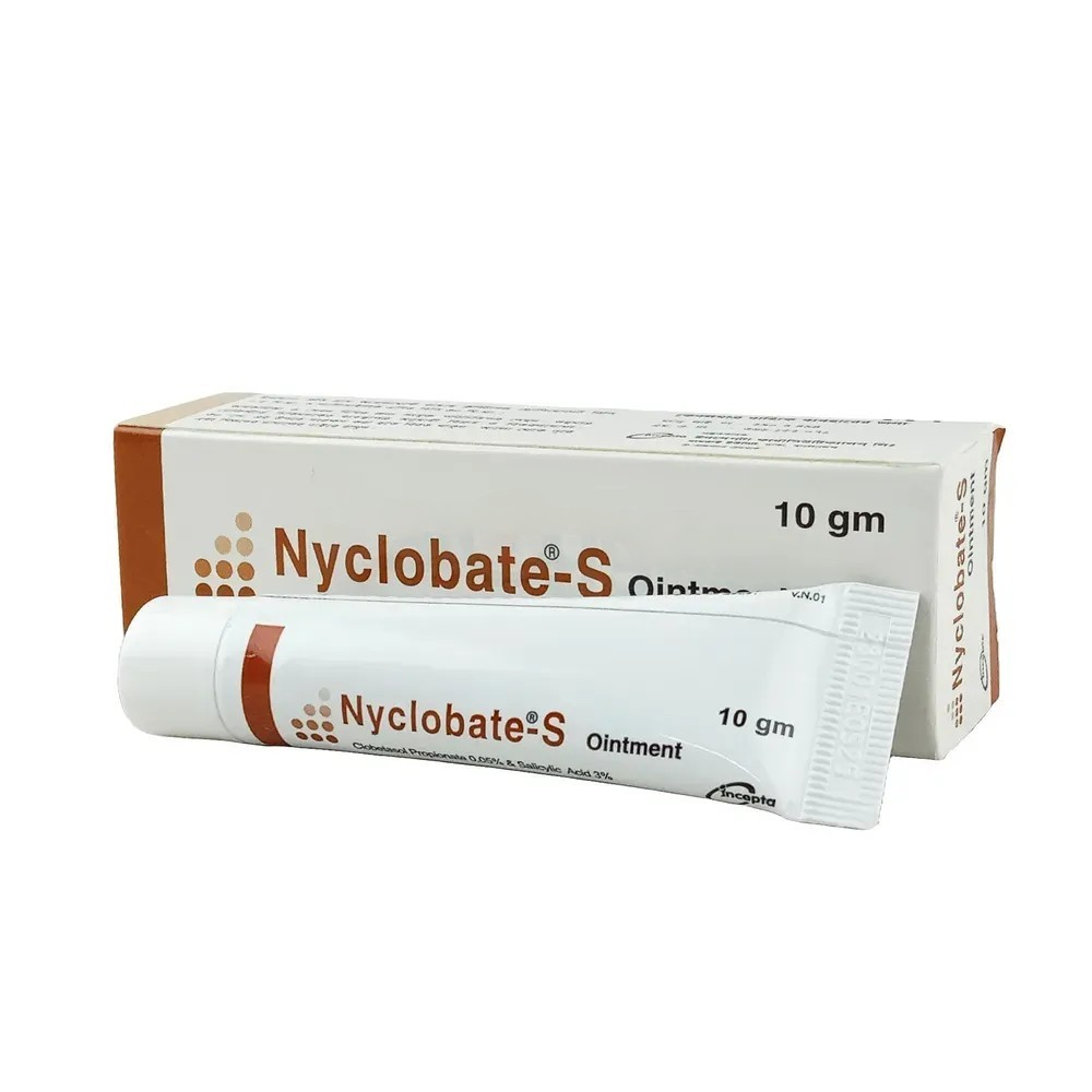 Nyclobate-S 0.05%+3% Ointment